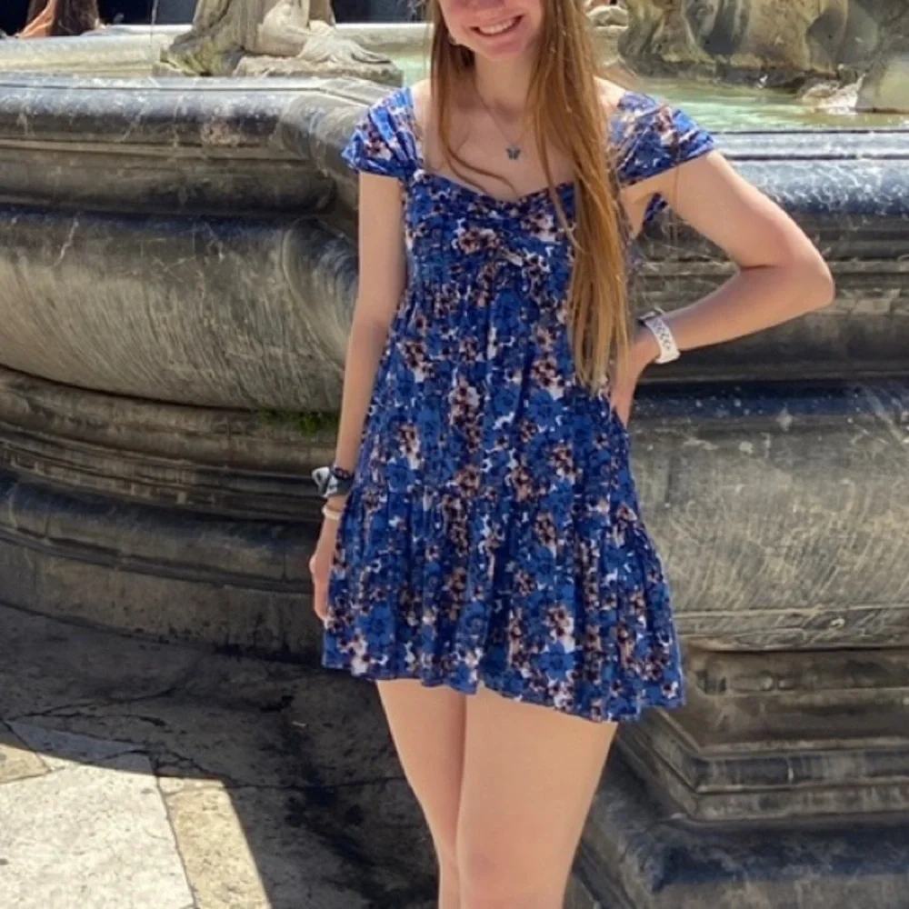 Free People Pattern Play Floral Mini Dress